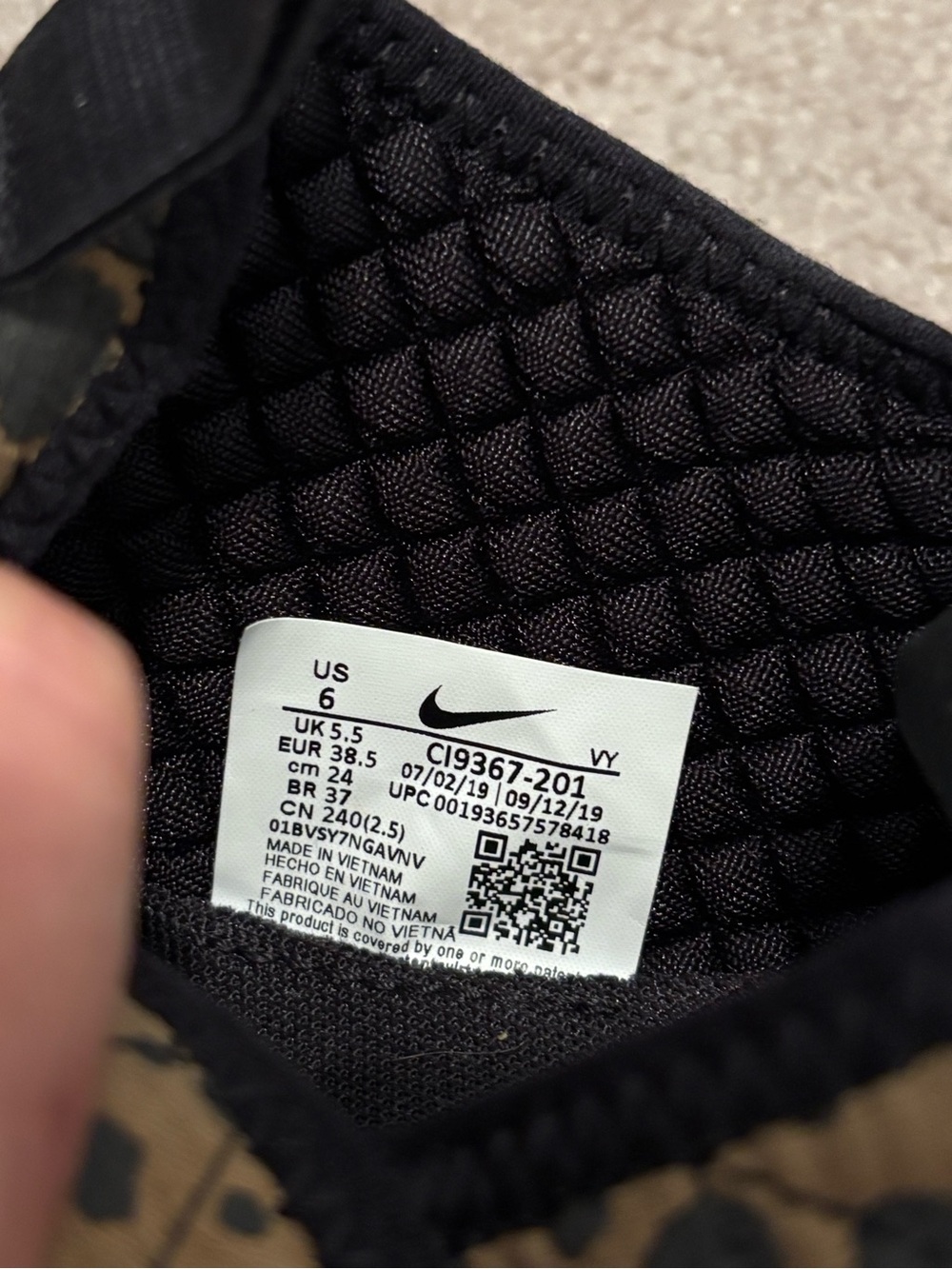 Union Tokyo X Nike ACG Moc 3.0 Women’s Size 6 Cheetah Quilted Slip-On Sneakers - Picture 2 of 7